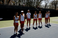 PU women's tennis vs. Columbia, 2007-08