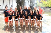 PU women's tennis team photo, 2015-16