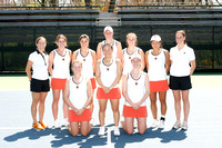 PU women's tennis team photo, 2007-08