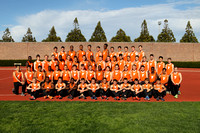 PU men's track and field team photo, 2017