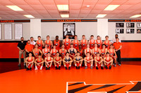 PU wrestling team photo, 2019-20