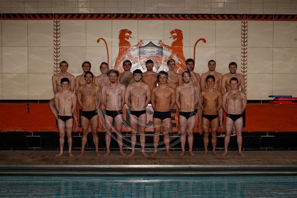 PU men's swimming team photo