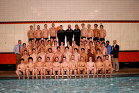 PU men's SWM team photo, 2007-08