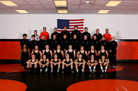 PU wrestling team photo, 2012-13