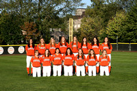 PU softball team photo, 2012